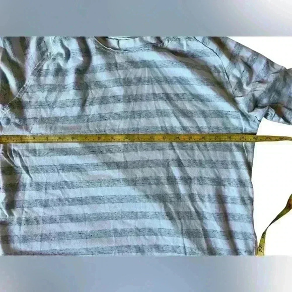 WE The Free- Size Xs Long Sleeve Striped bohemian  Boho Crew Neck Coastal - Picture 4 of 5